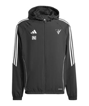 adidas Tiro 24 Windbreaker Kids Schwarz Weiss