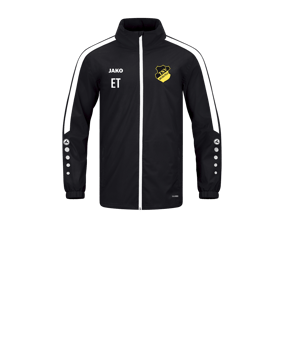 JAKO Power Allwetterjacke Kids Schwarz Weiss F800