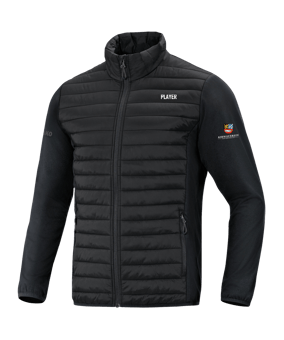 JAKO Hybrid Corparate Jacke Schwarz F800