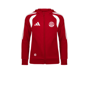 adidas Tiro 26 League Kapuzenjacke Kids Rot