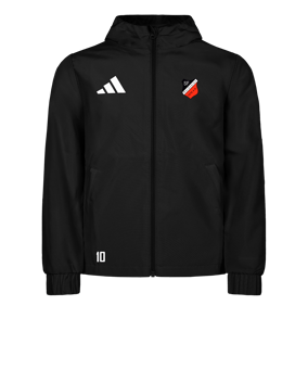 adidas Entrada 26 Regenjacke Schwarz