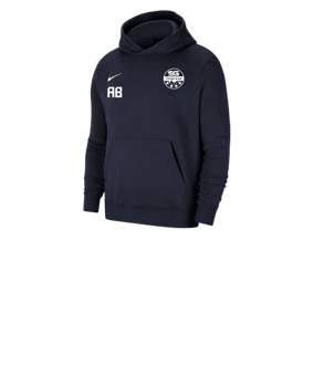 Nike Park 20 Fleece Hoody Kids Blau Weiss F451
