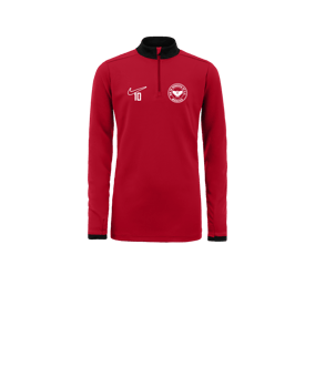Nike Academy 25 Drill Top Sweatshirt Kids Rot F657