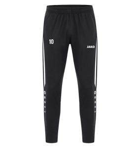 JAKO Power Polyesterhose Schwarz Weiss F802