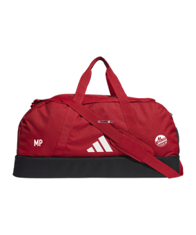 adidas Tiro League Duffel Bag Gr. L Rot Weiss