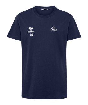 T-shirt Hummel GO 2.0 enfant bleu F7026 