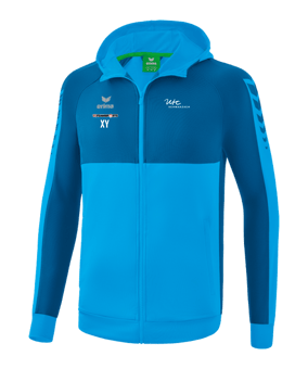 Erima Six Wings Kapuzenjacke Kids Blau