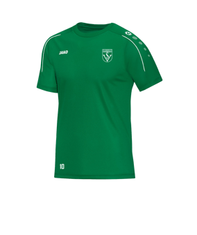 JAKO Classico T-Shirt Grün Weiss F06