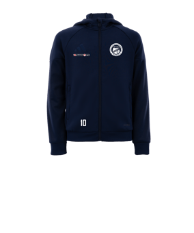 adidas Tiro 25 Travel Kapuzenjacke Kids Blau