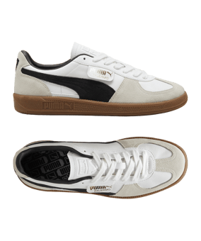 PUMA Palermo Lth Weiss Grau F01 - weiss