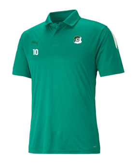 PUMA teamLIGA Sideline Polo Grün Weiss F05