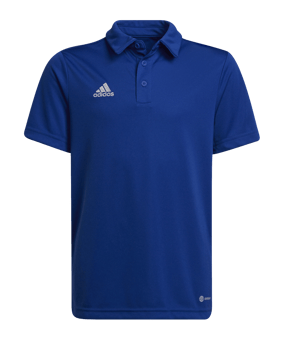 adidas Entrada 22 Poloshirt Kids Blau