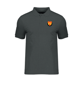 Merch Prepster Poloshirt Dark Heather Grey | #logo