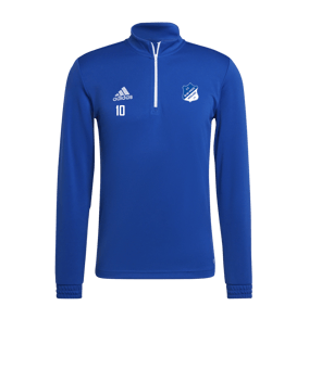 adidas Entrada 22 HalfZip Sweatshirt Blau Weiss