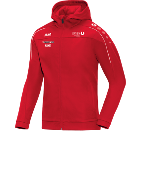 JAKO Classico Kapuzenjacke Rot F01