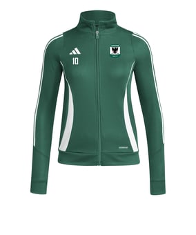 adidas Tiro 24 Trainingsjacke Damen Grün Weiss