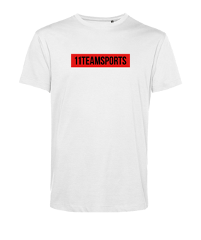 11teamsports Background T-Shirt Weiss Schwarz - weiss