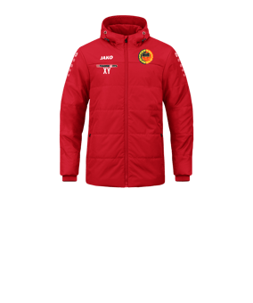 JAKO Team Coach Kapuzenjacke Kids Rot F100