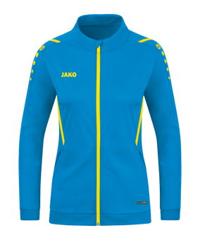JAKO Challenge Polyesterjacke Damen Blau Gelb F403 - blau