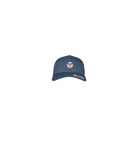 Merch 5 Panel Retro Trucker Cap Navy
