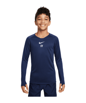 Nike Park First Layer Top langarm Kids Blau F410