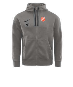 Nike Park 20 Fleece Kapuzenjacke Grau Schwarz F063