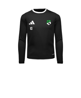 adidas Entrada 26 Trikot Langarm Kids Schwarz