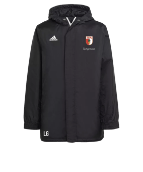 adidas Entrada 22 Stadium Jacke Schwarz