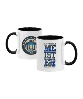 Delay Sports Kreisliga A Meister D2 Mug Merch Weiß - weiss