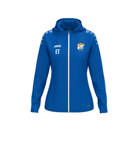 JAKO One Kapuzenjacke Damen Blau F400