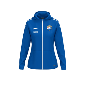 JAKO One Kapuzenjacke Damen Blau F400
