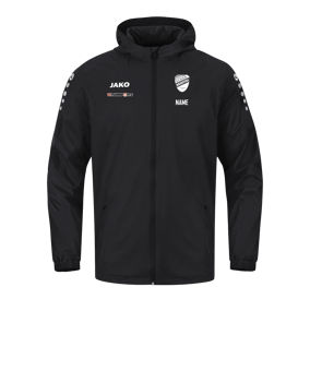 JAKO Team 2.0 Allwetterjacke Schwarz F800
