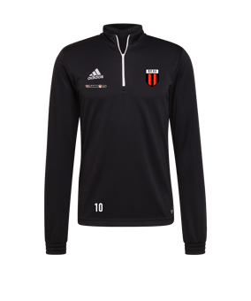 adidas Entrada 22 HalfZip Sweatshirt Schwarz