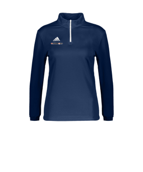 adidas Entrada 22 HalfZip Sweatshirt Damen Blau