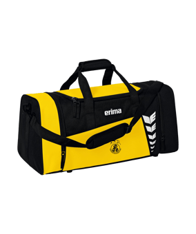 Erima Six Wings Sporttasche Gr. L Gelb Schwarz 