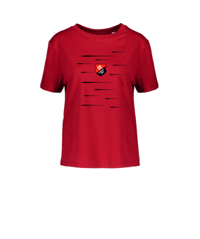 Merch Muser T-Shirt Women Red | #lines