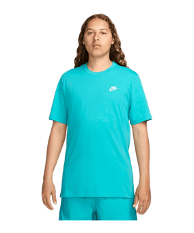 Nike Sportswear Club T-Shirt Türkis F345 - tuerkis