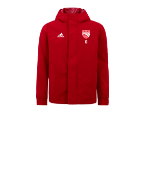 Veste tout temps enfants adidas Entrada 22 rouge 