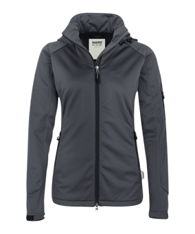 Hakro Alberta Softshell Jacke Damen Grau F28 - grau