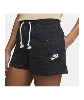Nike Gym Vintage Short Damen Schwarz Weiss F010 - schwarz