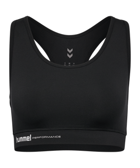 Hummel Pulse Light Support Sport-BH Damen Schwarz F2001 - schwarz