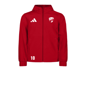 adidas Entrada 26 Regenjacke Kids Rot