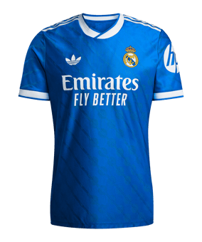 adidas Real Madrid Authentic Trikot 3rd 2025/2026 Blau - blau