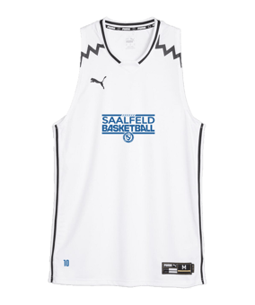 PUMA Hoops Team Game Trikot Kids Weiss F02