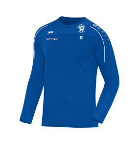 JAKO Classico Sweatshirt Blau Weiss F04