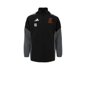 Veste de pluie adidas Tiro 25 Competition enfants noires