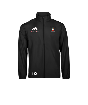 adidas Entrada 26 Regenjacke Schwarz