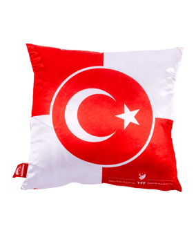 TFF Türkei Logo Kissen Rot - rot