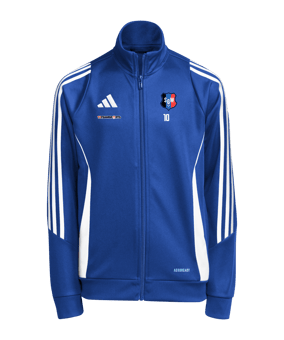 adidas Tiro 24 Trainingsjacke Kids Blau Weiss 