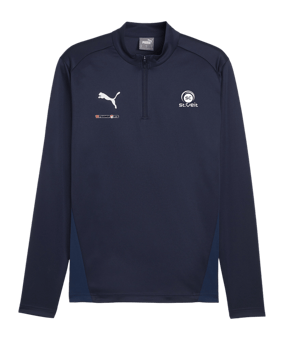 PUMA teamGOAL Training 1/4 Zip Sweatshirt Blau F06
